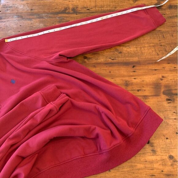 Izod Advantage Performance Stretch Golf Pullover 1/4 Zip Brick Red Sz2XLT - Picture 6 of 7